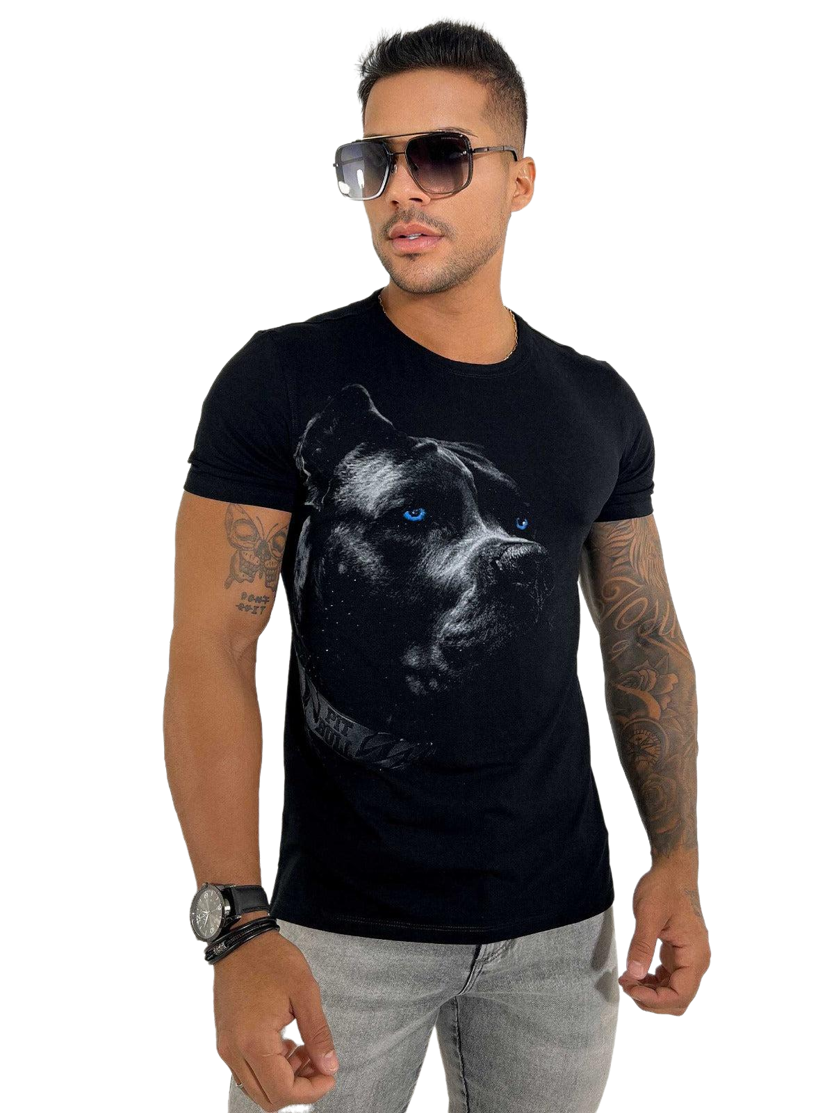 Camiseta Hombre Pit Bull Jeans 79801