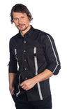 LMZ Camisa de manga larga para hombre 1002-D