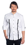 LMZ Camisa de manga larga para hombre 1002-D