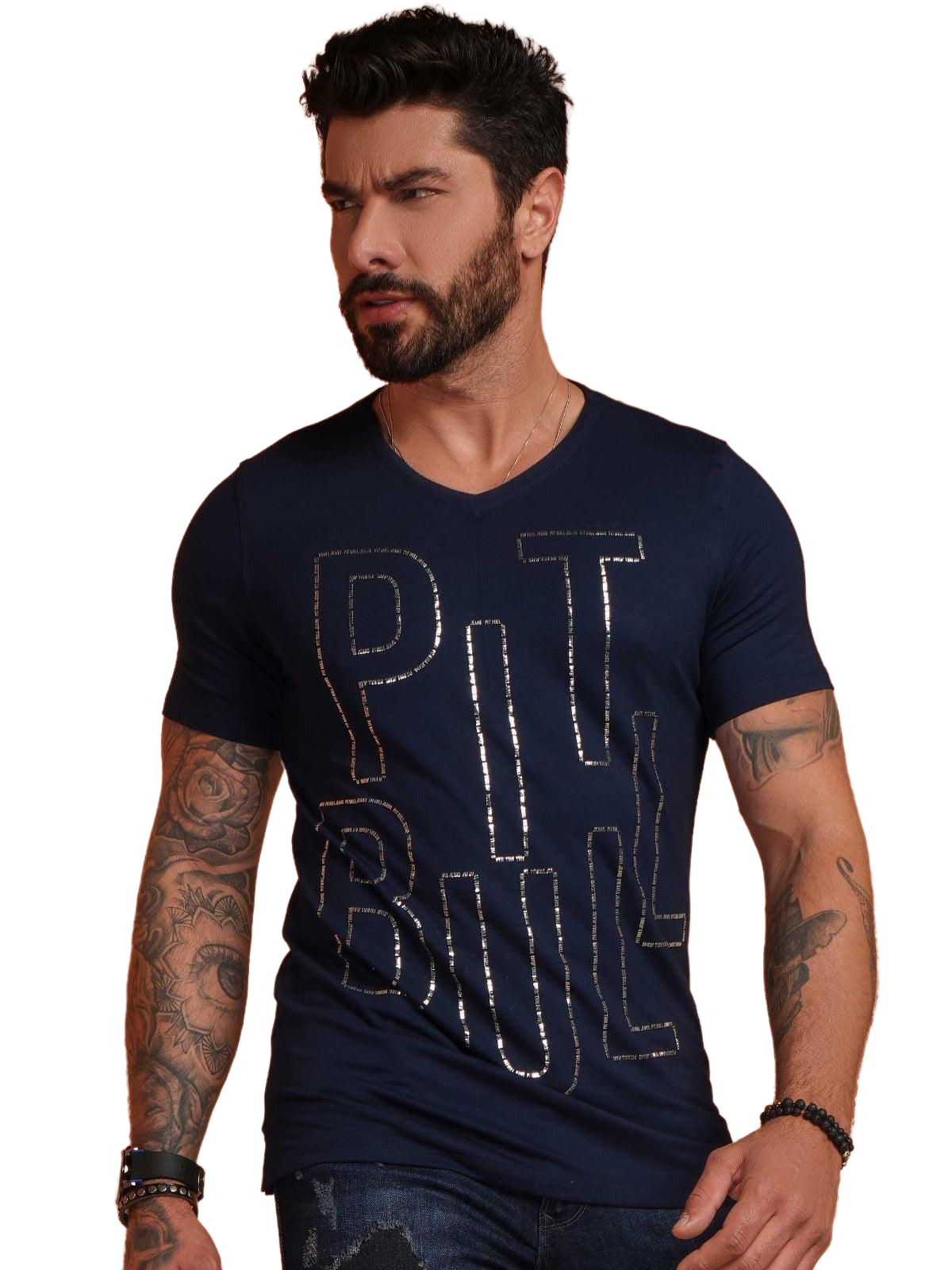 Camiseta masculina Pit Bull Jeans 79221