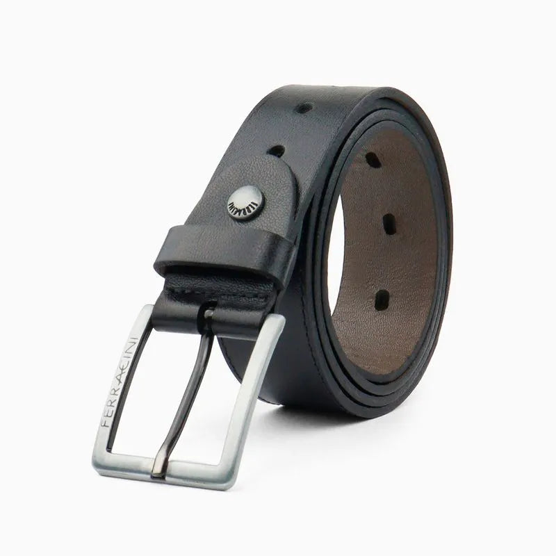 Ferracini Men's Leather Adjustable Size Belt FC543A