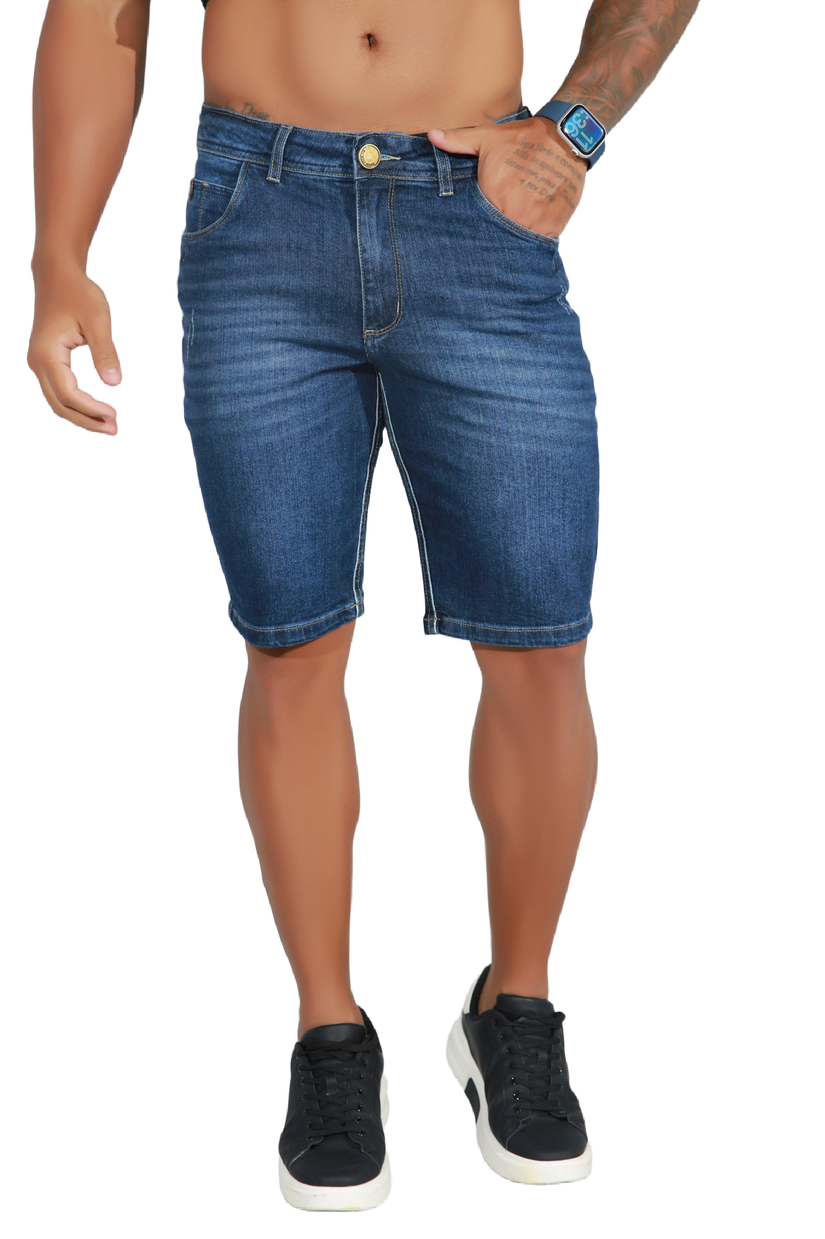 Pit Bull Jeans Pantalones cortos vaqueros para hombre 80915