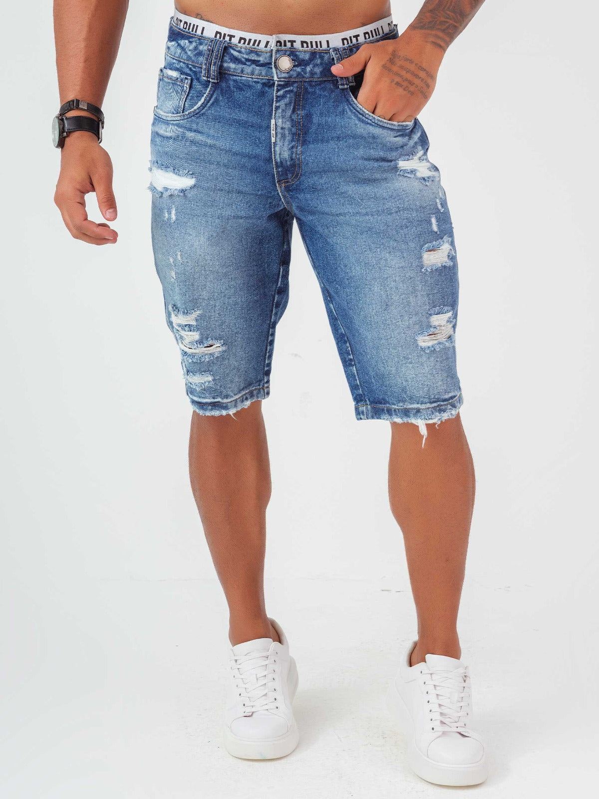 Pit Bull Jeans Men's Jeans Short 62629