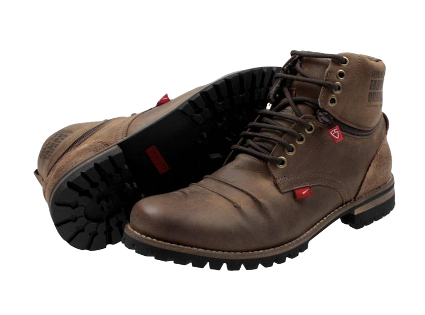 Bota masculina de couro Pionner Ferracini 9639