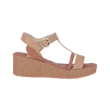 Sandália plataforma feminina Piccadilly Wedge 580009