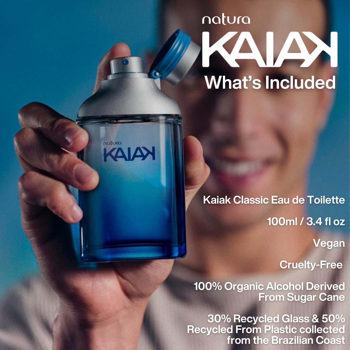 Natura Kaiak Classic Eau de Toilette masculino em spray