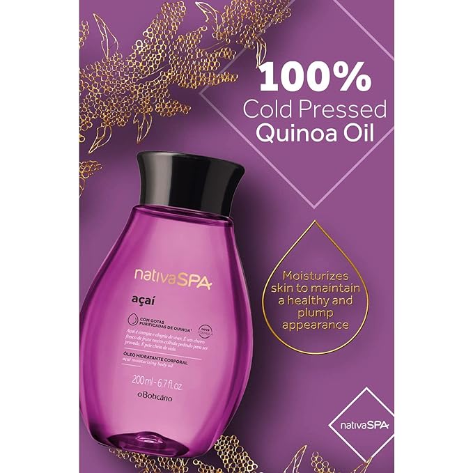 Óleo corporal de açaí feminino O Boticário Nativa Spa