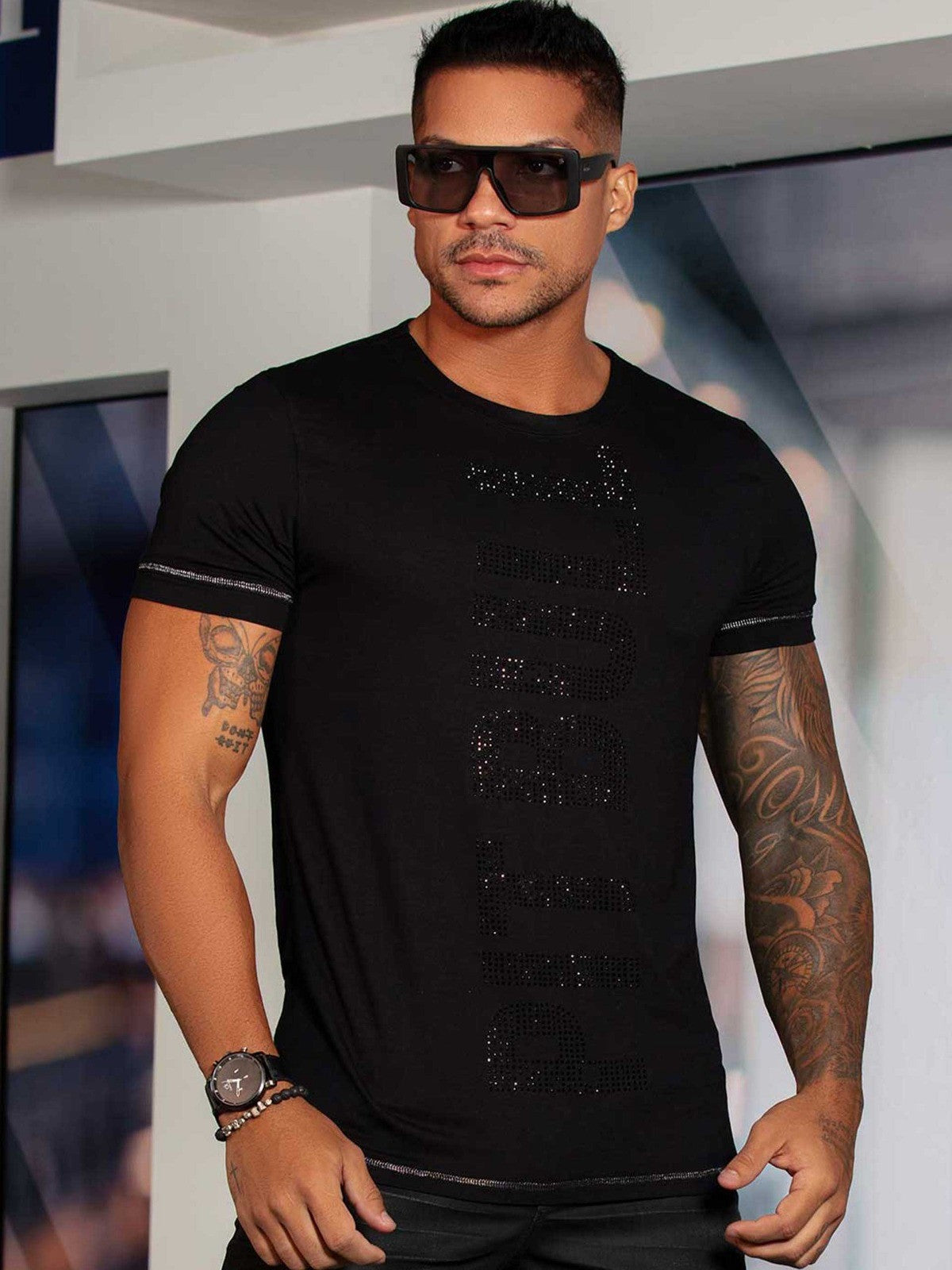 Camiseta Hombre Pit Bull Jeans 79281