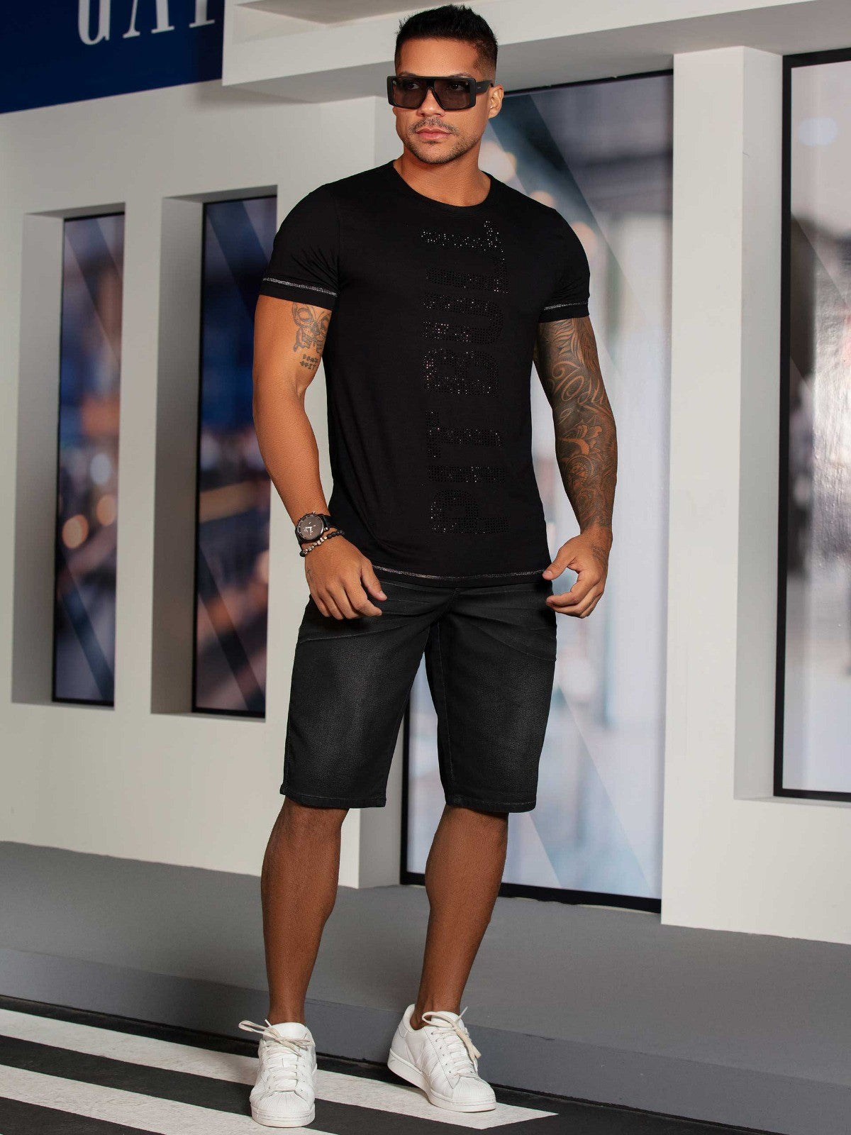 Camiseta Hombre Pit Bull Jeans 79281