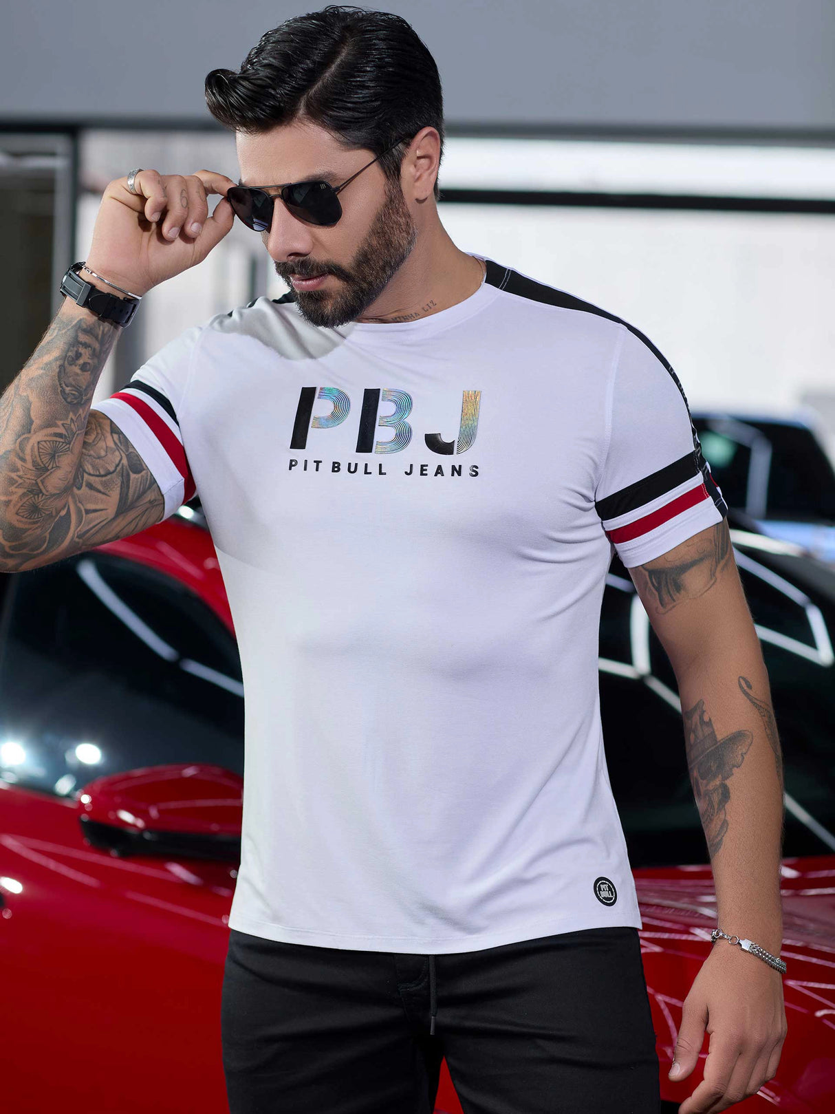 Camiseta Masculina Pit Bull Jeans 82414