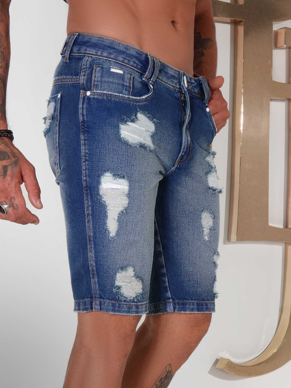 Shorts Jeans Masculino Pit Bull 64927