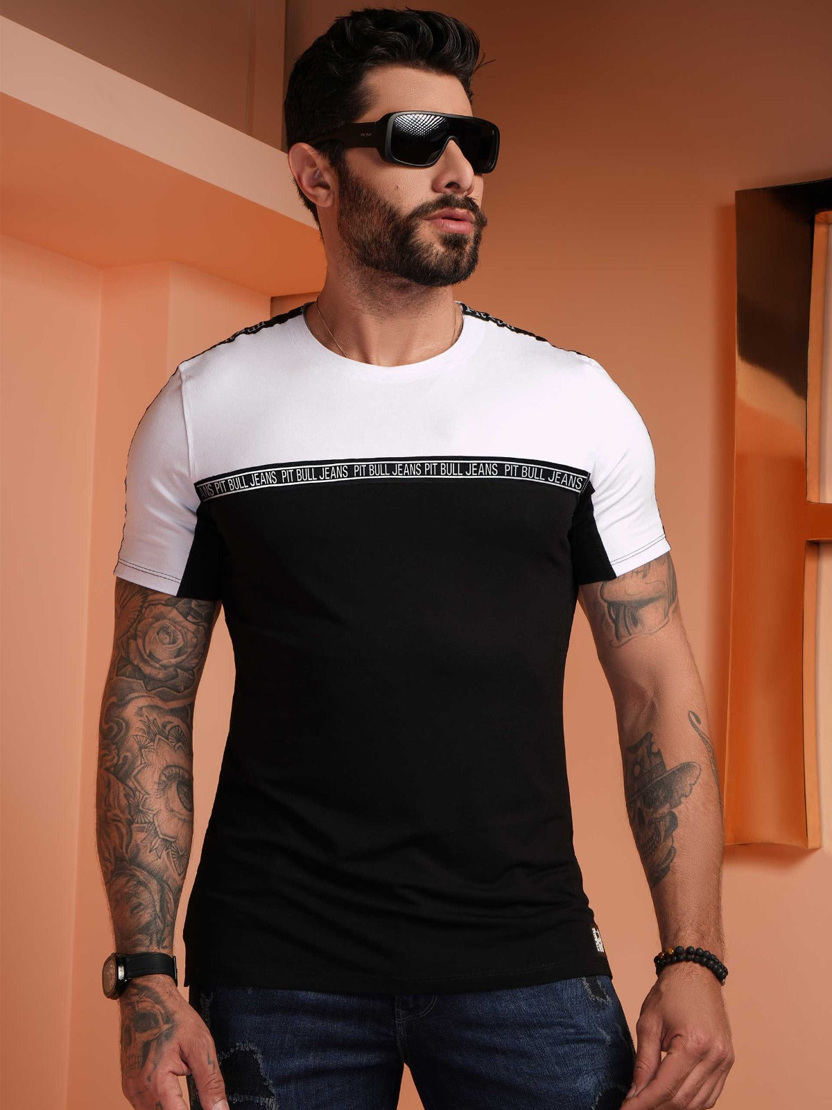 Camiseta Hombre Pitbull Jeans 80192