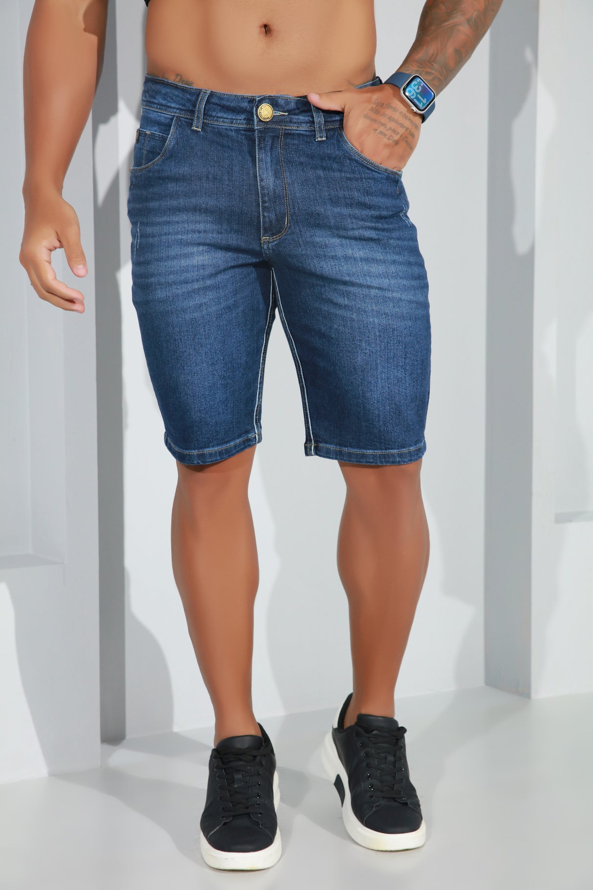 Shorts Jeans Masculino Pit Bull 80915