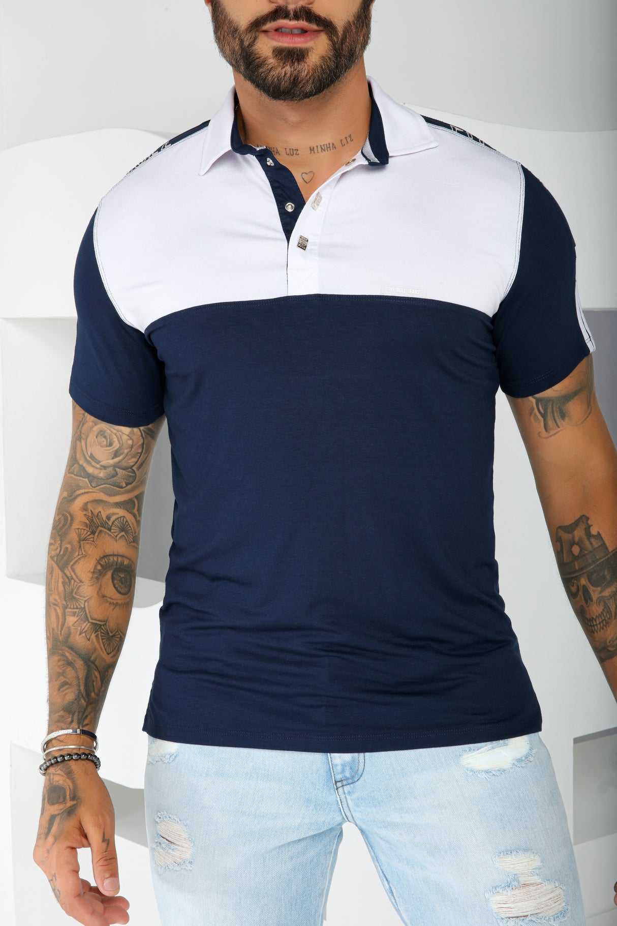 Pit Bull Jeans Men's Polo Shirt 81130