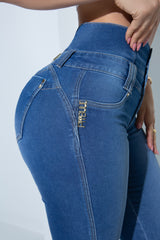 Pit Bull Jeans High Perfect Waist Butt Lift Jeans Pants 81707