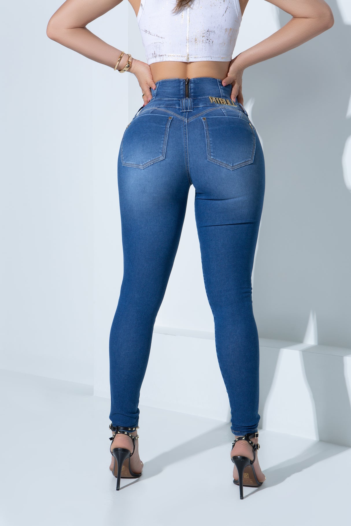 Pit Bull Jeans High Perfect Waist Butt Lift Jeans Pants 81707