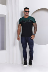 PIT BULL JEANS V NECK MEN'S T SHIRT 81609