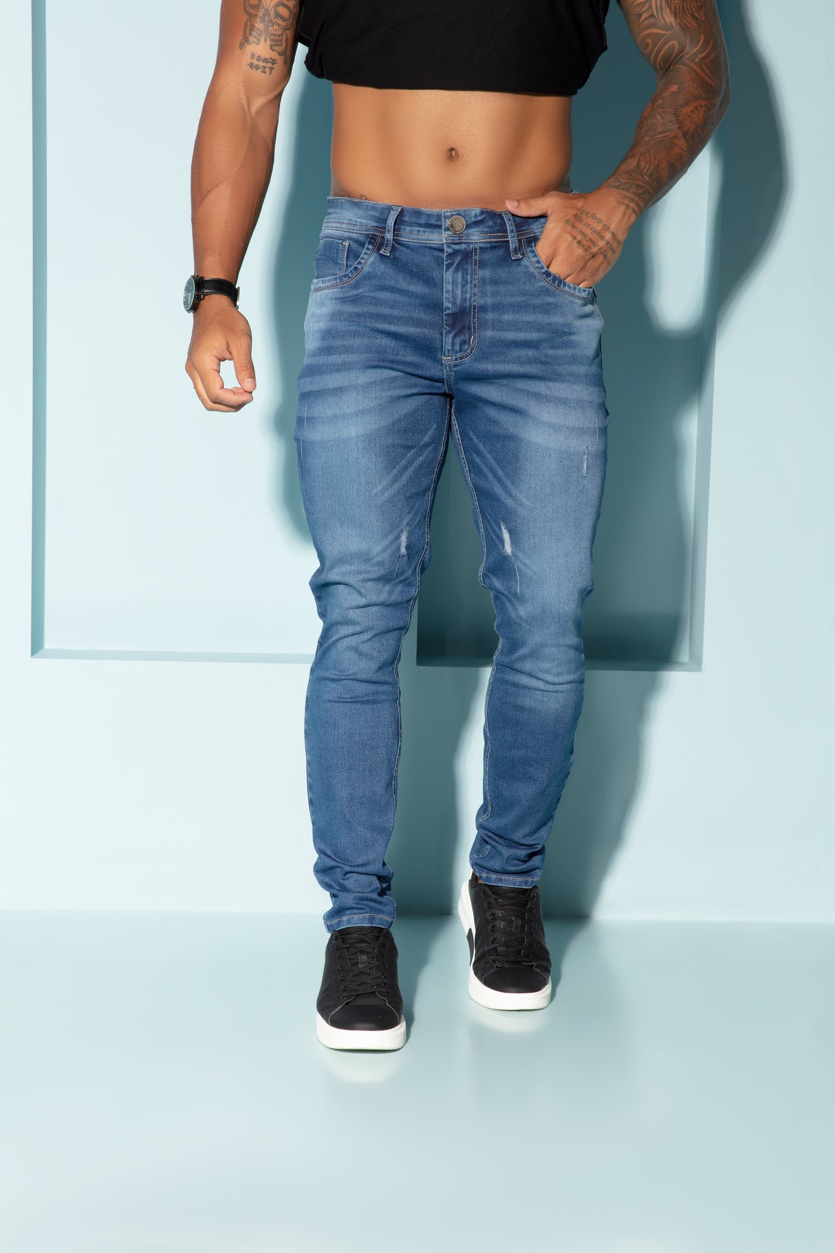 CALÇA JEANS PIT BULL HOMEM 80908