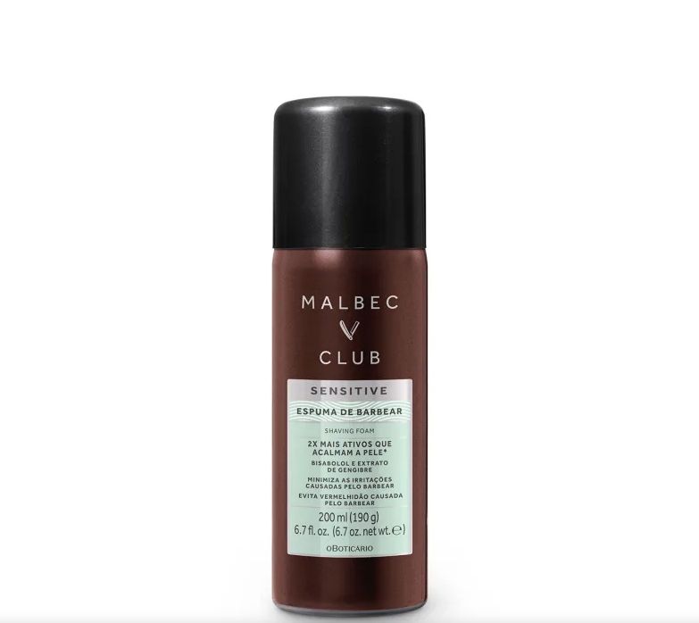 O Boticario Malbec Club Men's Shaving Foam