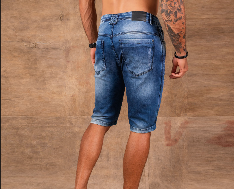 Pit Bull Jeans Vaqueros Cortos para Hombre 33652