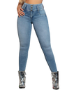 Calça jeans feminina de cintura alta Pit Bull Jeans com levantamento de bunda 65160