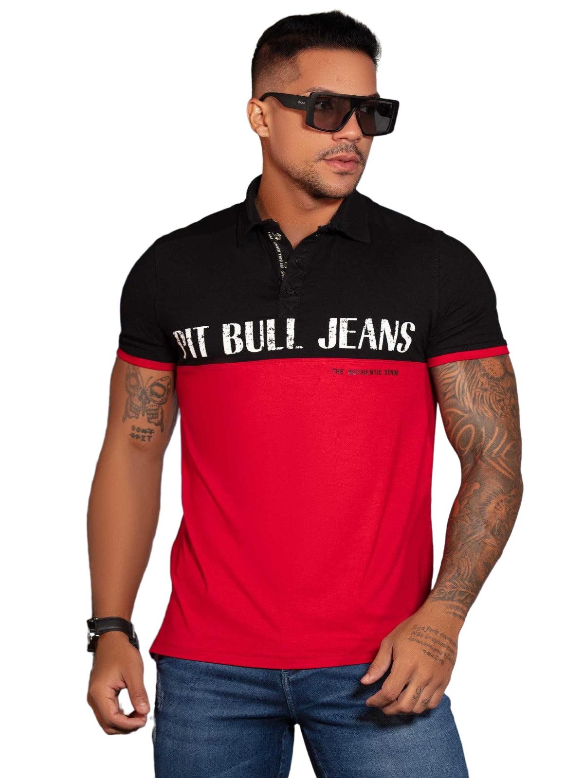 Pit Bull Jeans Men's polo Shirt 79465