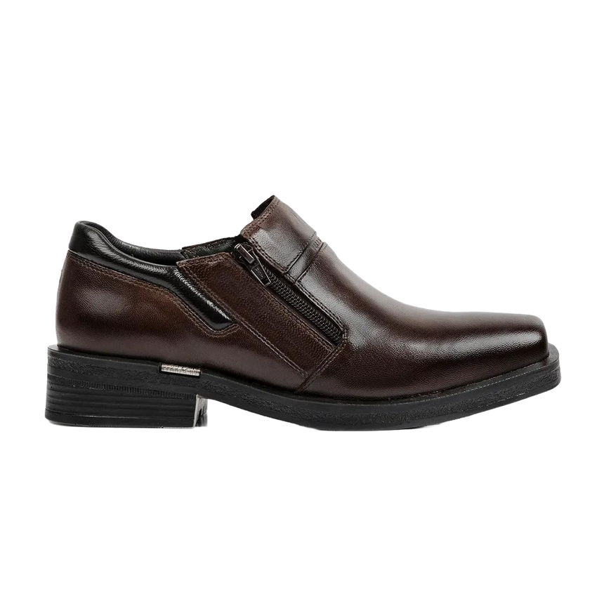 Zapato sin cordones de piel con cremallera Urban Way para hombre de Ferracini 6629