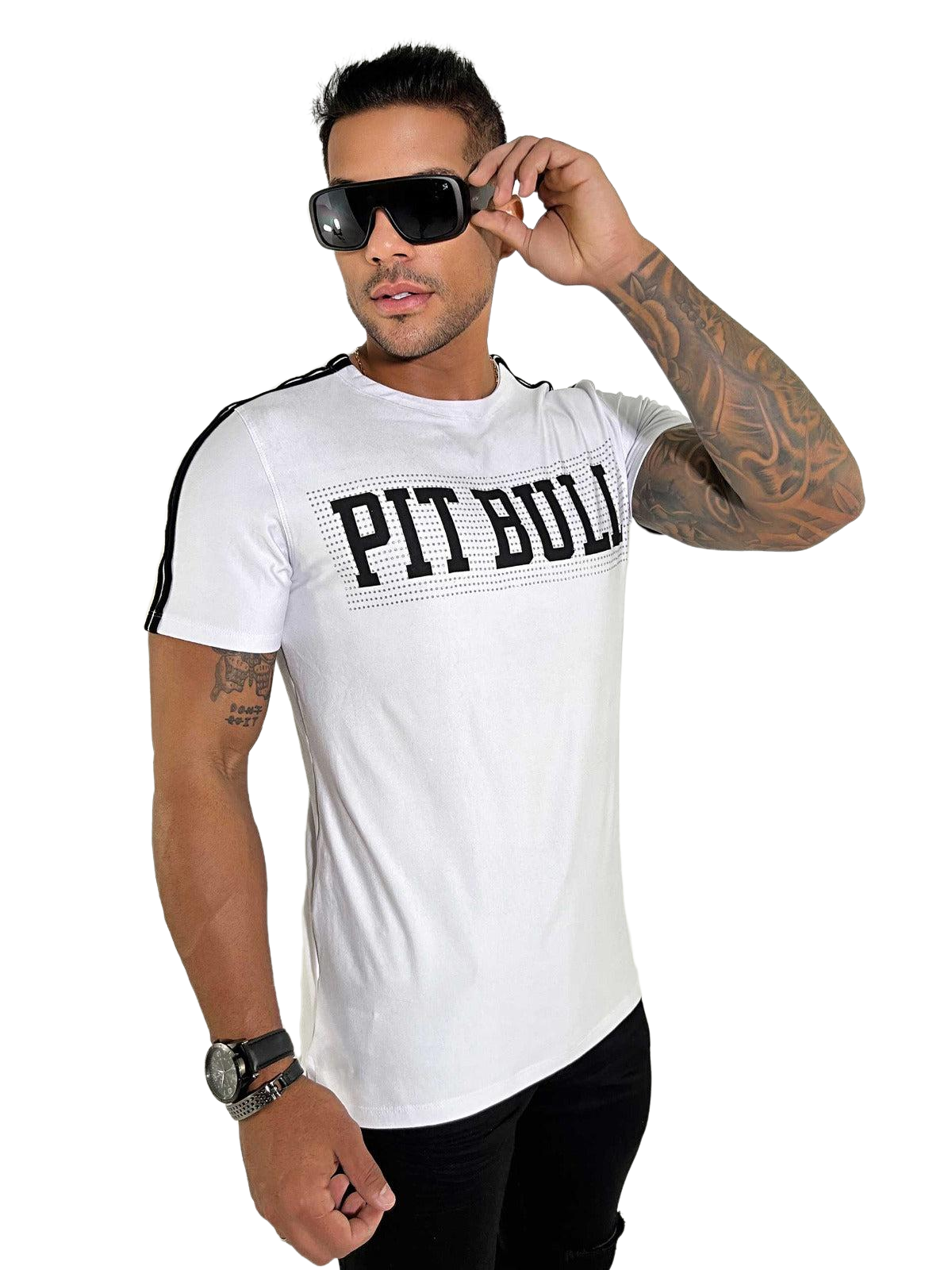 Camiseta Hombre Pit Bull Jeans 79198