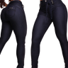 Calça jeans feminina de cintura alta Rhero 56614