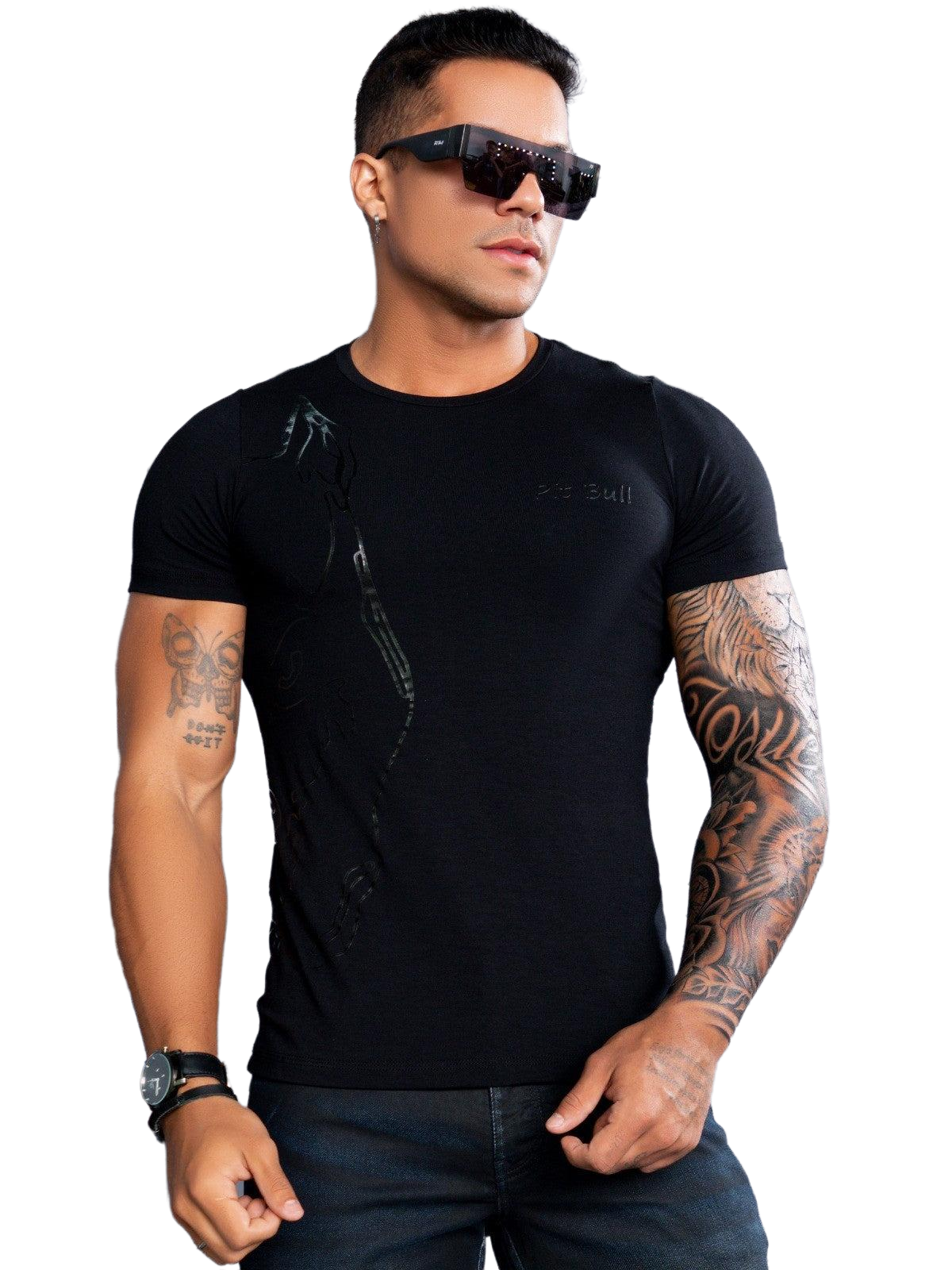 Camiseta Hombre Pit Bull Jeans 69067