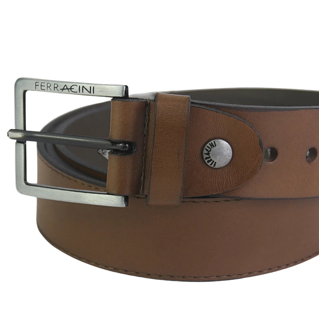 Ferracini Men's Adjustable Leather Belt FC265