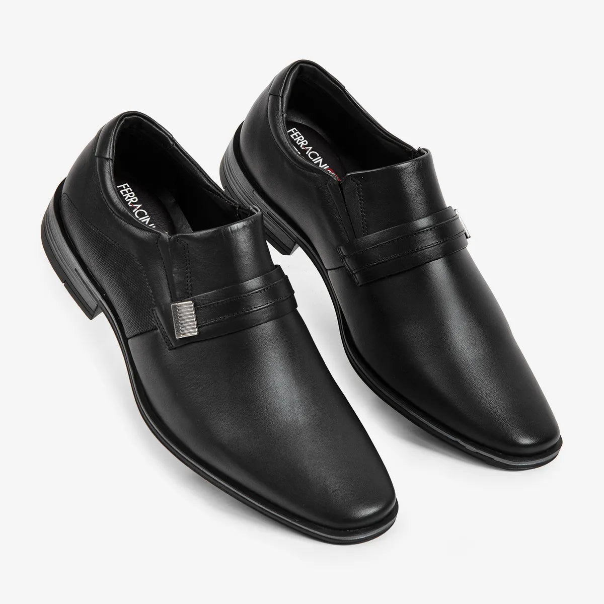 Ferracini Porto Sapatos Masculinos de Couro Slip-On 6208