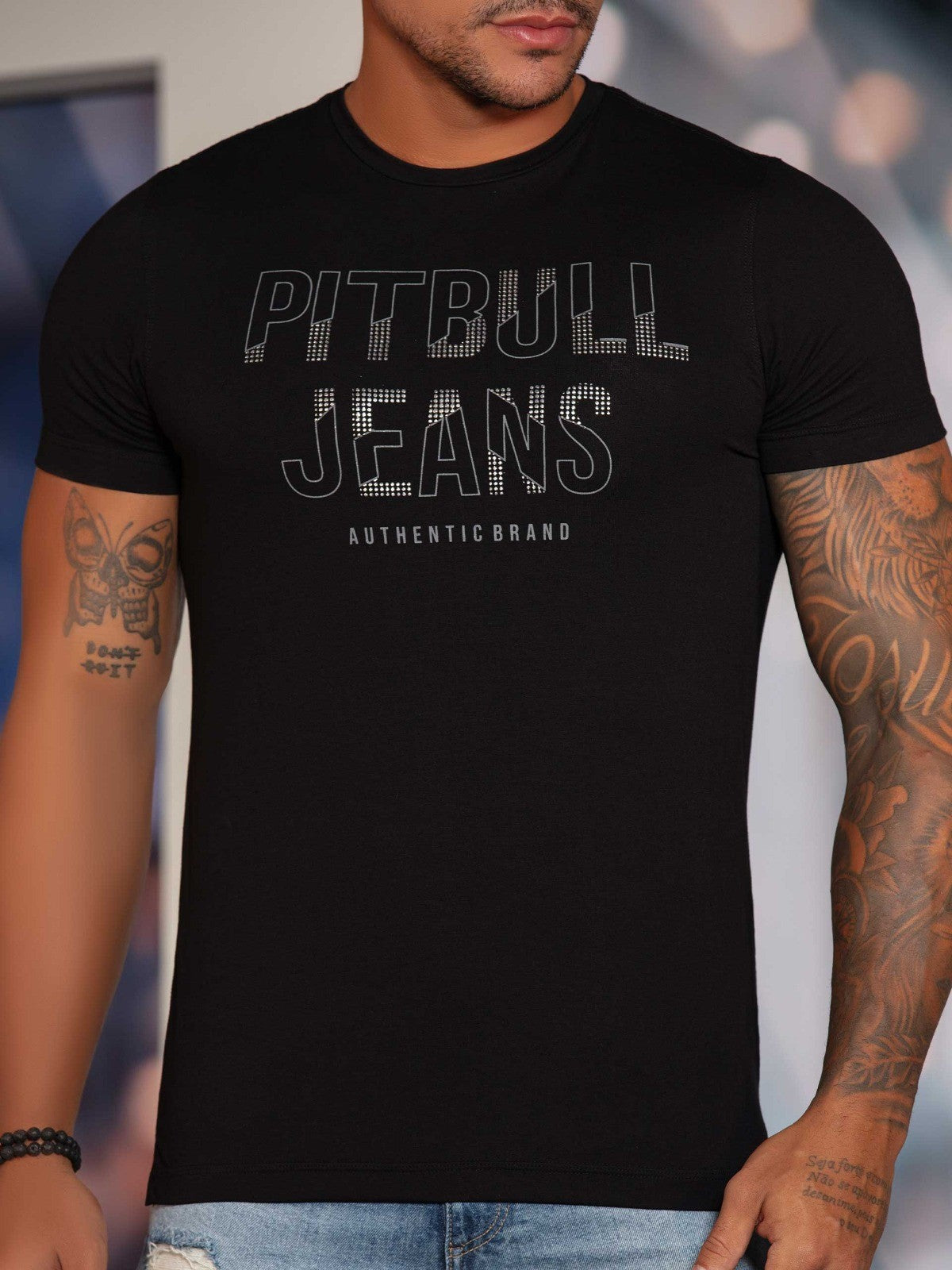 Camiseta masculina Pit Bull Jeans 79229