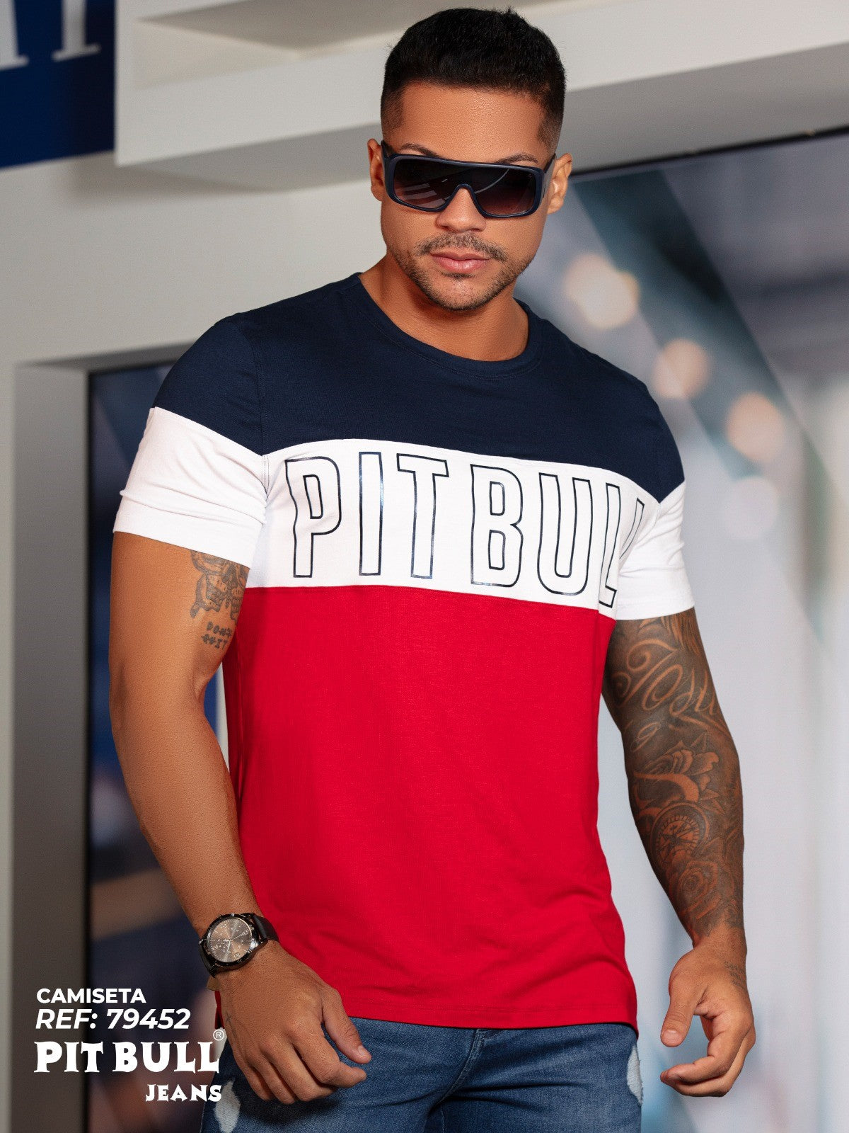 Pit Bull Jeans Men's T-Shirt 79452