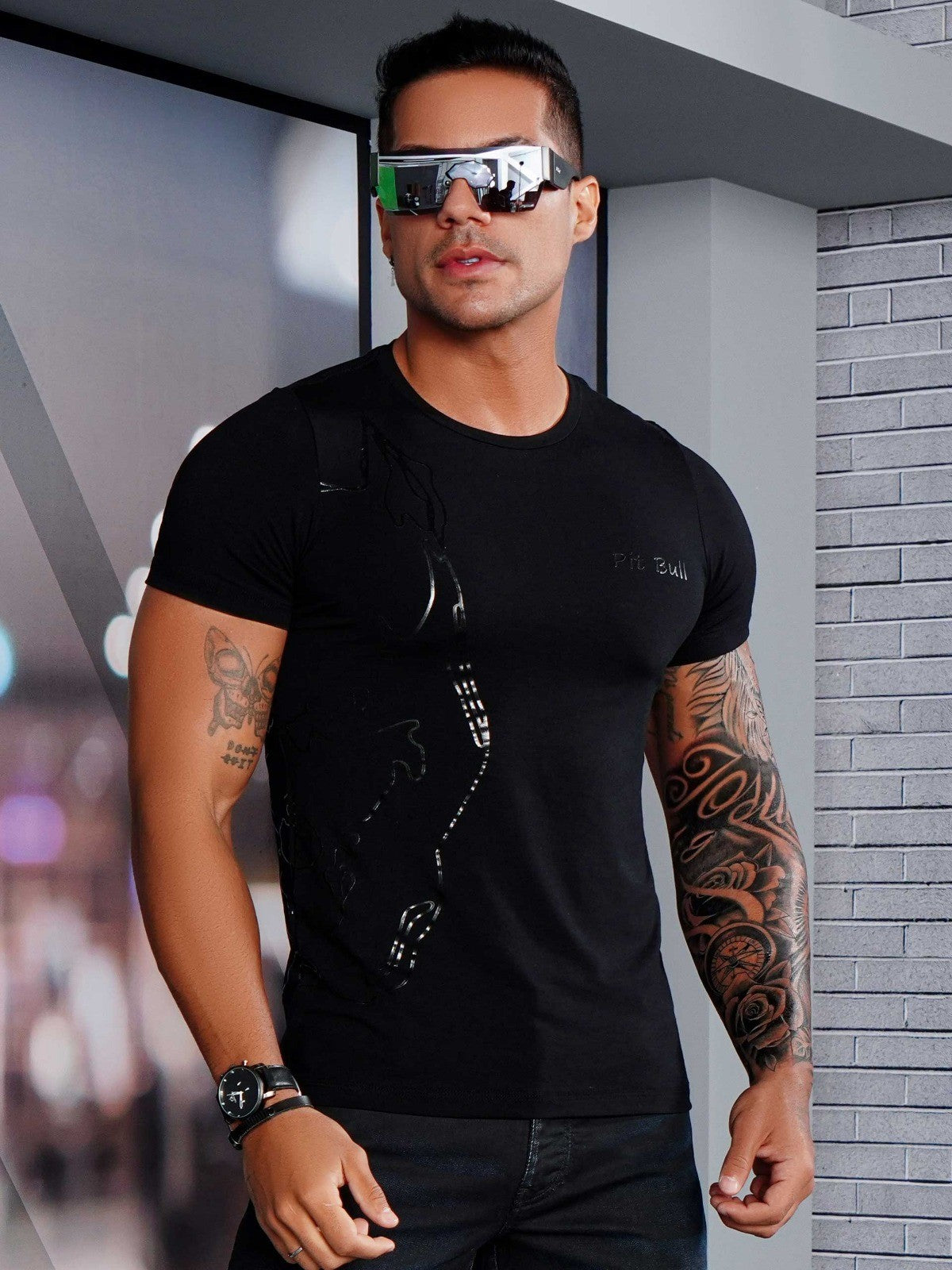 Camiseta masculina Pit Bull Jeans 69067