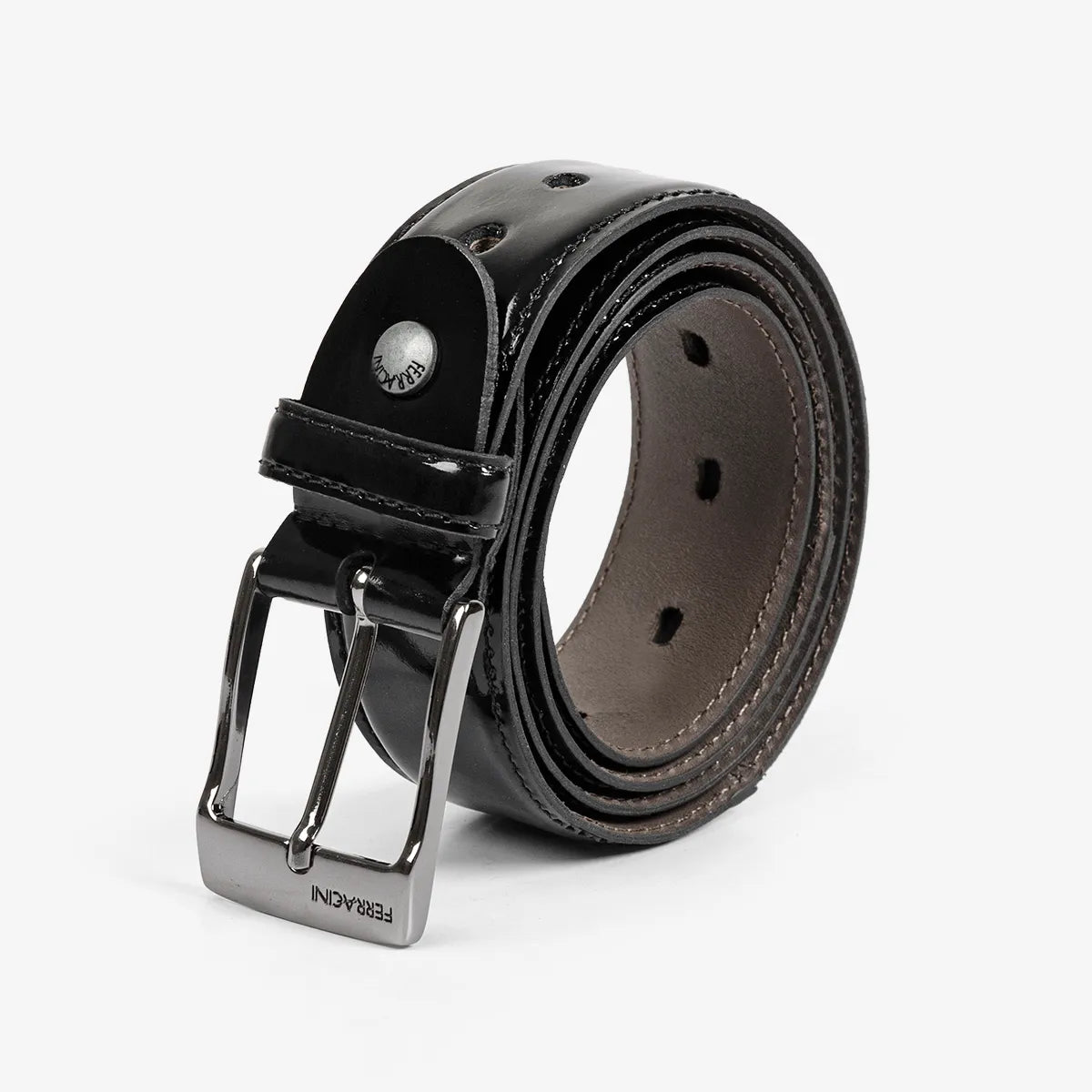 Ferracini Men's Leather Adjustable Belt  FC329