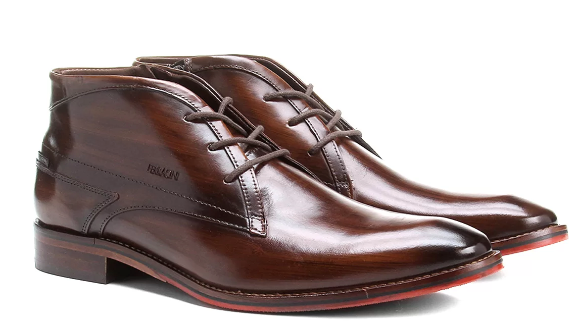 Ferracini Bota de cuero Caravaggio para hombre 5678