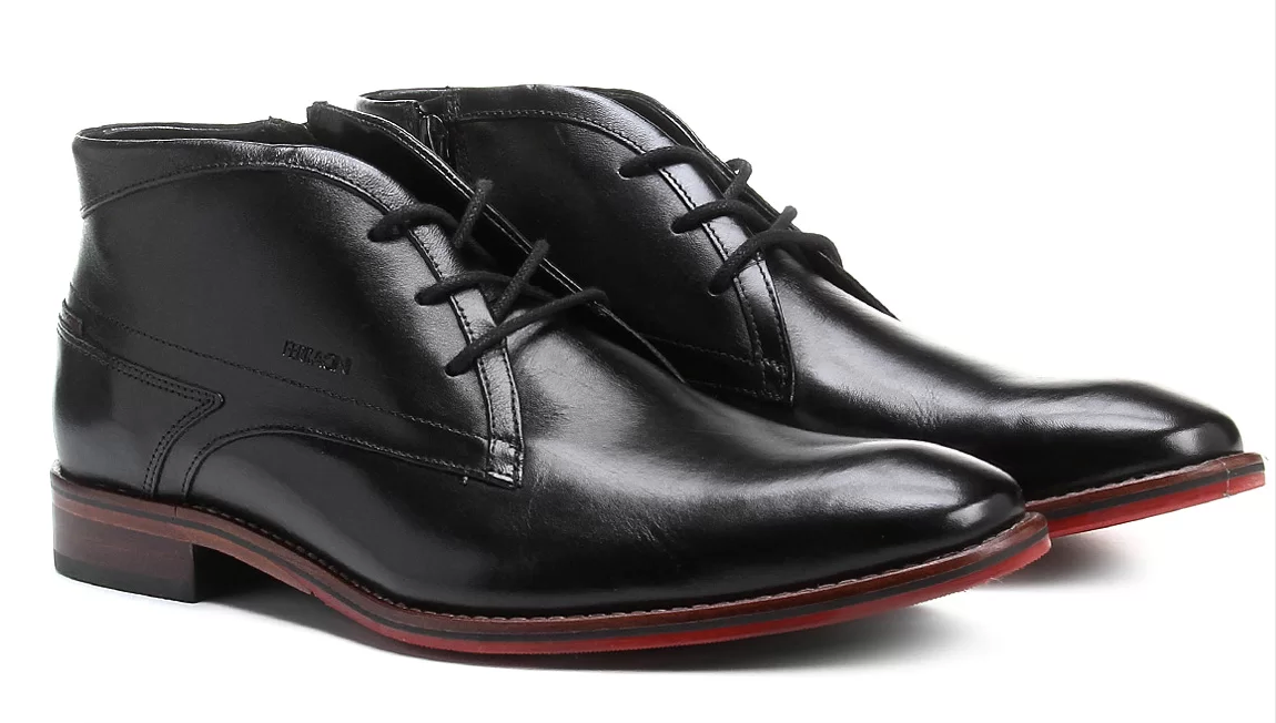 Bota masculina Caravaggio de couro Ferracini 5678