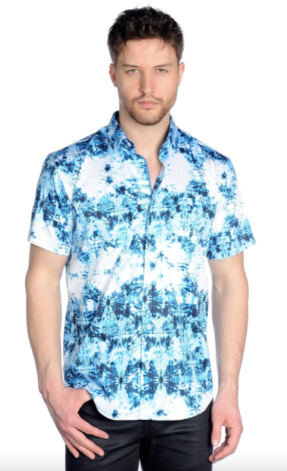 Camisa masculina de manga curta MZ M 1510-S