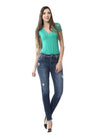 Pantalones vaqueros Sawary de talle bajo para mujer 254813